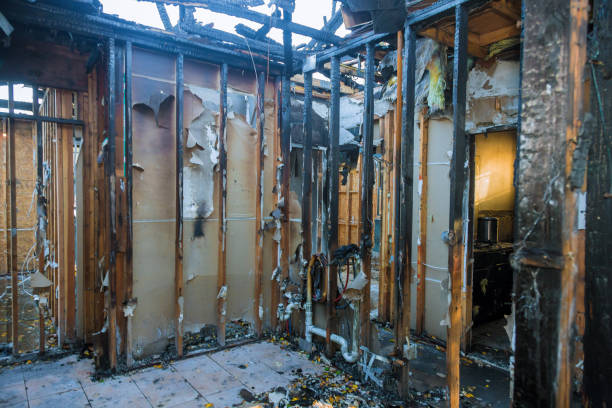 Professional Soot Cleanup technician working in Lawnside, NJ